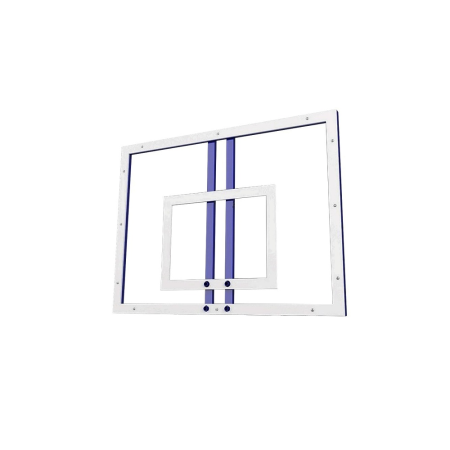 Баскетбольный щит тренировочный 1200х800 мм, оргстекло 6 мм фото